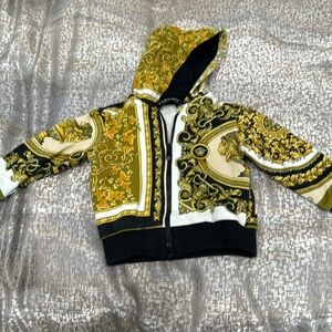 Versace hooded sweater. 12m-18m unisex